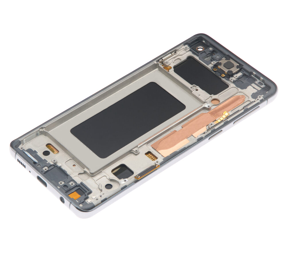 LCD Assembly With Frame (Without Finger Print Sensor) Compatible For Samsung Galaxy S10 (Aftermarket Plus: TFT) (Prism Black) - Image 3